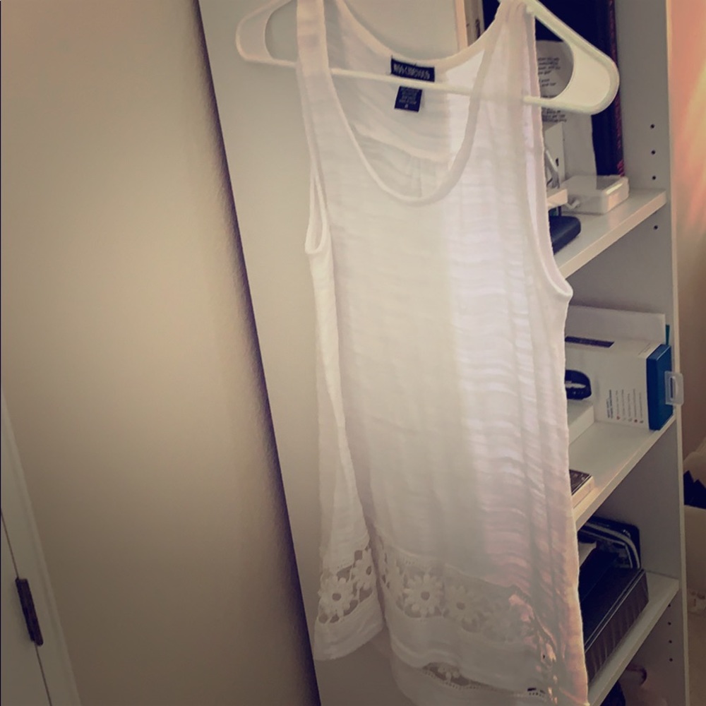 White tank top